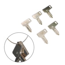 5Pcs For Yanmar Excavator Heavy Equipment Keys UK