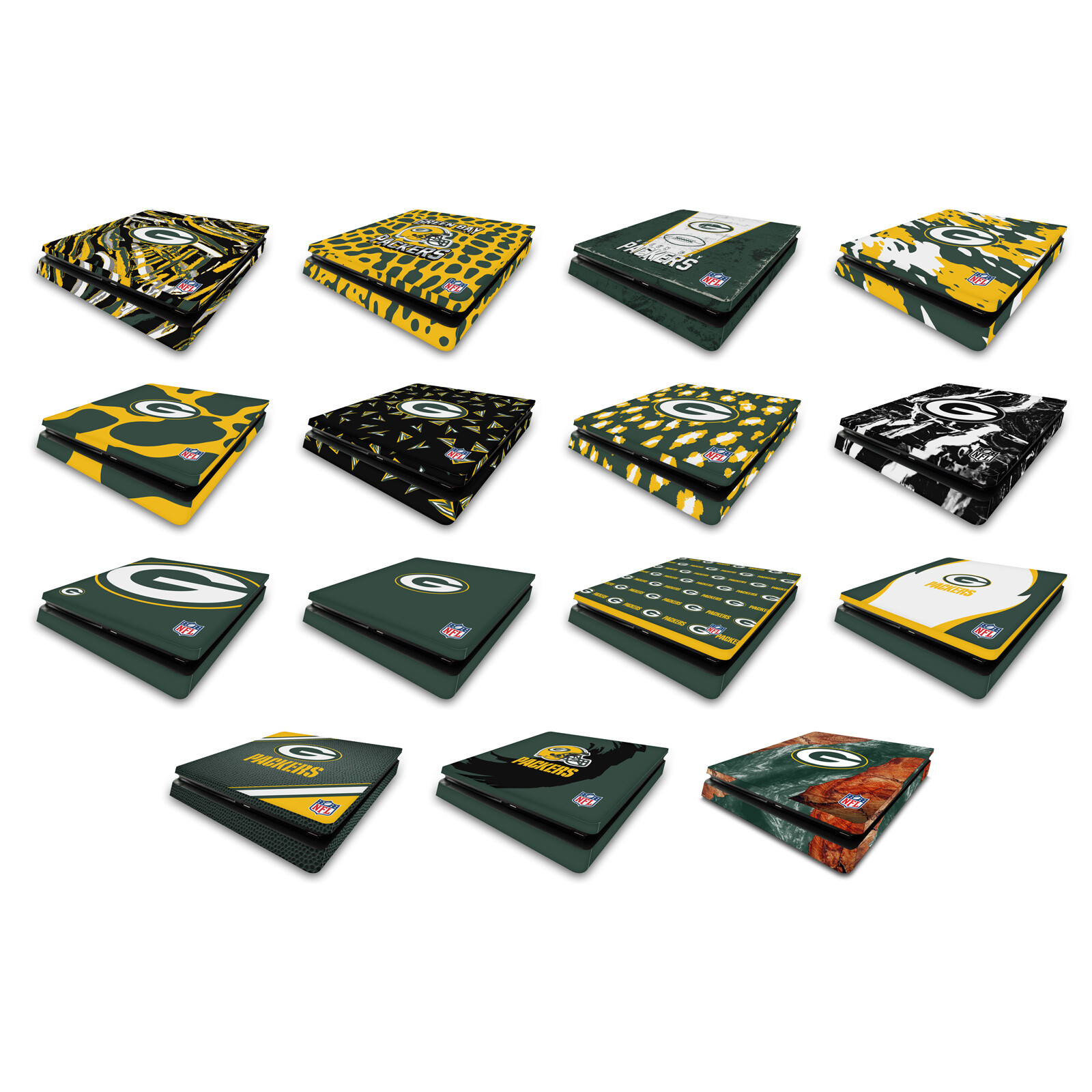 OFFICIAL NFL GREEN BAY PACKERS VINYL SKIN DECAL FOR SONY PS4 SLIM CONSOLE