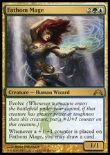 MTG FATHOM MAGE EXC - MAGIER DER TIEFE - GTC ...