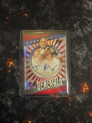 Topps Chrome Boxing 2024 Tyson Fury Auto, Ring General /5  Mint 03/05