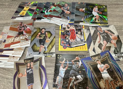 390 + Card Lot NBA 2024-25 Panini Select Mosaic Prizm Photogenic Rookies Autos # - Picture 23 of 23