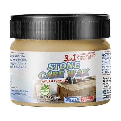 Stone Polishing Granite Marble Countertop Cleaner Finishing Wax Scratch Remover