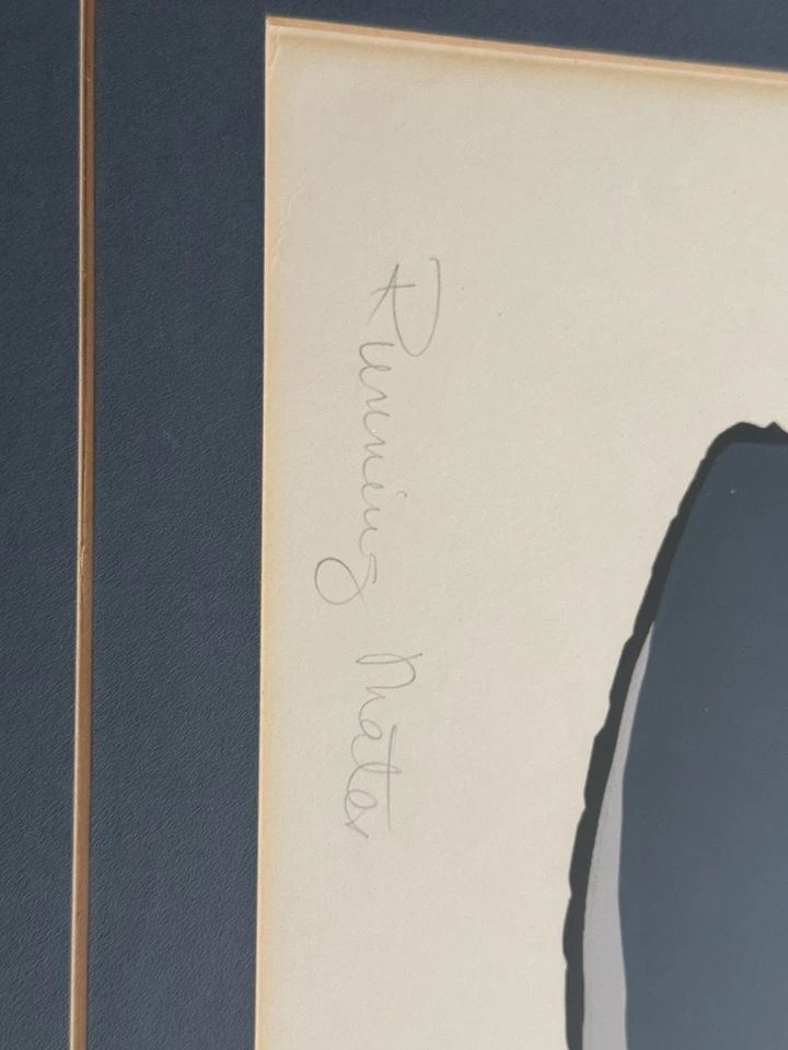 Tênis de corrida Lawrence Lerfald "Running Mates" assinado à mão arte fina serigrafia - Imagem 3 de 4