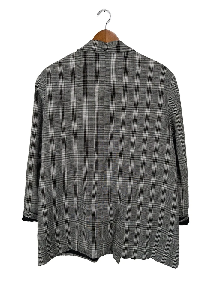 ZARA Blazer en tweed Dames Blazer T EU 42 gris clair style décontracté - Photo 2/4