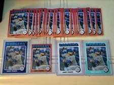 (40) ANDY PAGES 2024 Topps Heritage High Mini, Blue, Aqua, White Short Print Lot