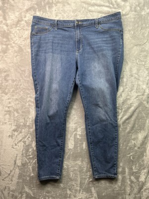 Universal Thread Womens Plus Sz 22W  Blue Jeans High Rise Jegging Stretch Denim
