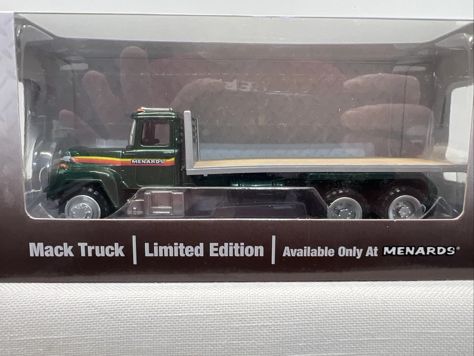 Menards 279-0748 1:48 Scale Gold Line Green Mack Truck Limited Edition New - Image 2 of 4