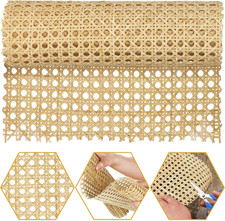 18'' Width Rattan Cane Webbing Roll Caning Material Weave Rattan Fabric Furnitur