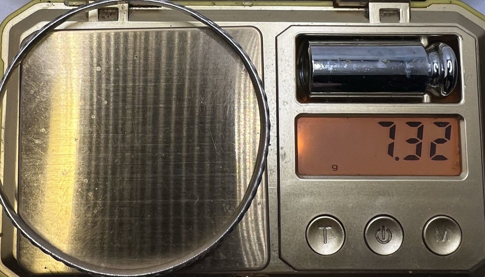 925 Sterling Silver Foxtail Braid Pattern Bangle … - image 7