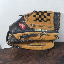 Rawlings RBG36TB 12.5  RHT Baseball Softball Glove Basket Web Black Tan Leather