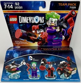 Lego Dimensions 71229 - New - The Joker and Harley Quinn Team Pack