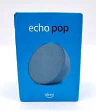 NEW Amazon Echo Pop Compact Smart Speaker With Alexa - Midnight Teal