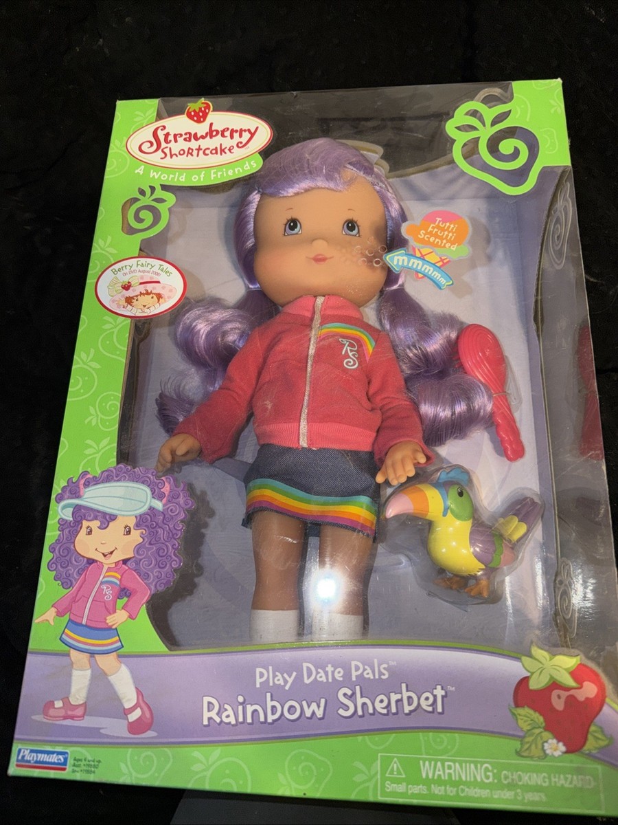 2006 16 inch Strawberry Shortcake Play Date Pals Rainbow Sherbet