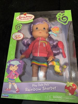2006 16 inch Strawberry Shortcake Play Date Pals Rainbow Sherbet Doll New in Box