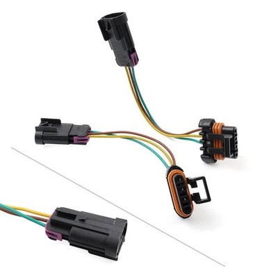 LED Headlight Harness Plug Repair Kit For POLARIS Replaces 2411711 2411712