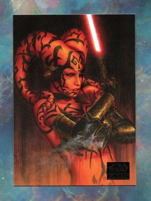 2012 Topps Star Wars Galaxy Series 7 BASE Card #9 / DARTH TALONS' DARK REACH