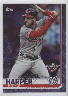 2019 Topps Opening Day Meijer Purple Foil Bryce Harper #22 fm0