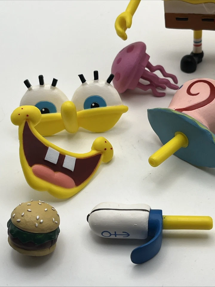 Pantalones Cuadrados De Colección Bob Esponja Switch Em Up Posable Pal 2002 Colores Voladores Juguetes Foto 3 de 4