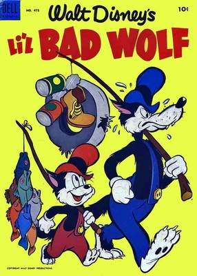 Four Color Comics (2nd Series) #473 FN; Dell | 1953 Li'l Bad Wolf Disney - w/Bag