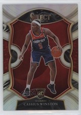 2020-21 Panini Select Concourse Silver Prizm Cassius Winston #96 2r7