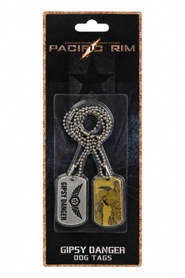 Neca Pacific Rim Gipsy Danger Dog Tags BRAND NEW Sealed Minor Package Wear
