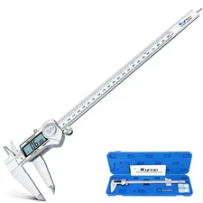 Kynup Digital Caliper, 12 Inch Measuring Tool with Stainless Steel, IP54 Splash