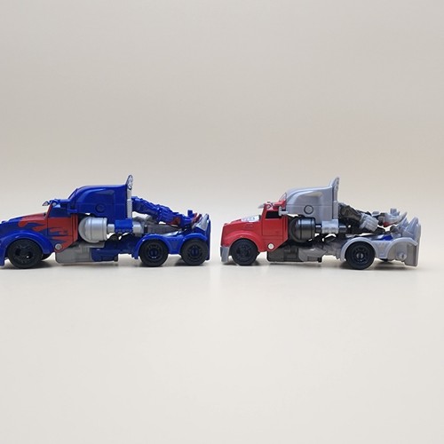 TRANSFORMERS Age of Extinction AOE (2014) OPTIMUS PRIME + SILVER 1-Step Changers - Picture 5 of 13