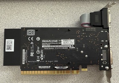 EVGA Nvidia GeForce 210 1GB DDR3 PCIe Video Card Model 01G-P3-1313-KR
