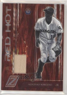 2005 Donruss Zenith Red Hot Bats 93/150 Alfonso Soriano #RH-5 0v1