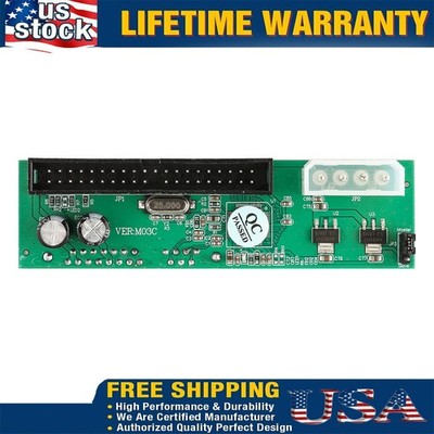 Green 40Pin Converter Adapter PATA to SATA Interface for Old Systems