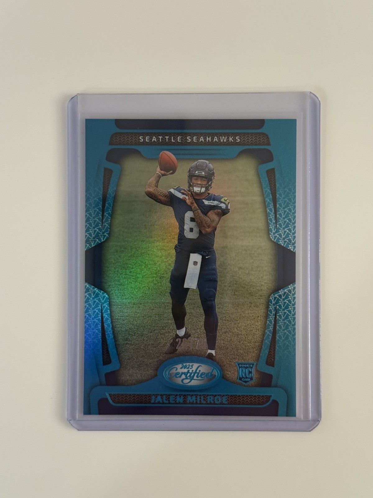 2025 Panini Certified - Jalen Milroe Seahawks #155 Teal /75 (RC)