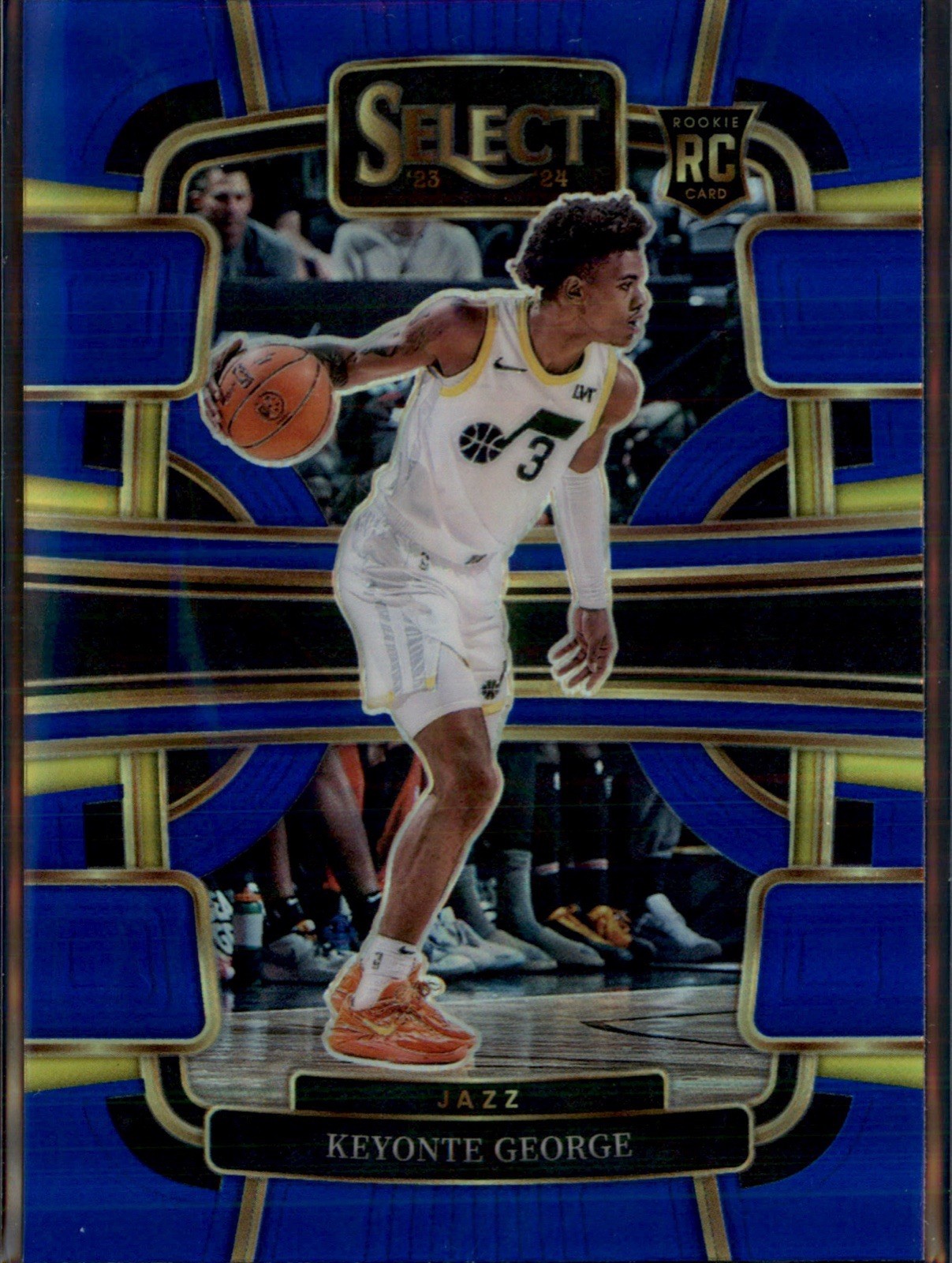 2023-24 Panini Select Keyonte George Blue Prizm Rookie #75