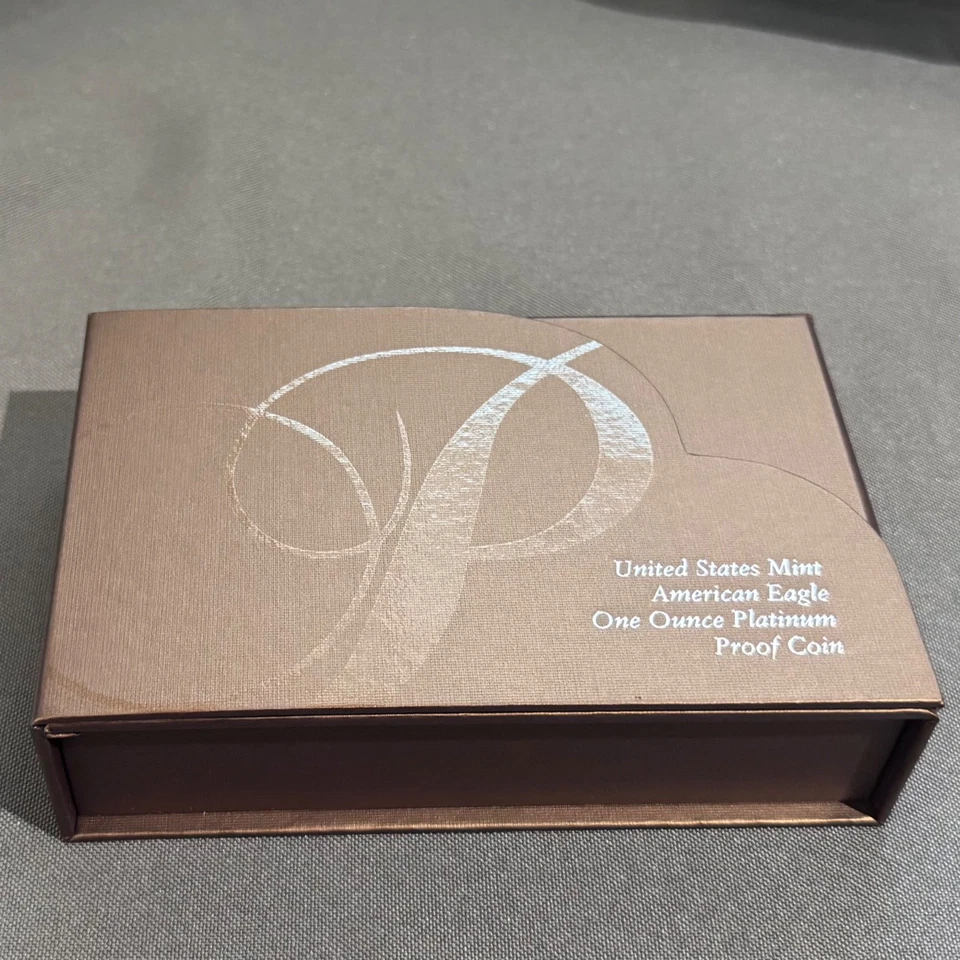 2016 Platinum 999 American Eagle 1oz One Ounce Proof Coin 100 Dollar Box Papers - Image 3 of 4