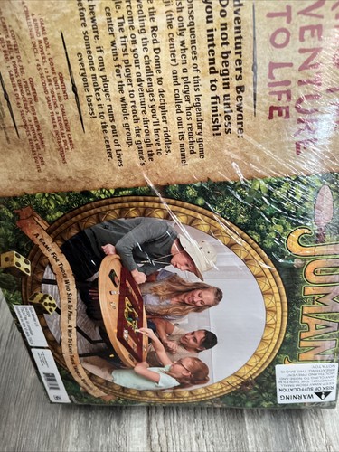 New Sealed Jumanji Board Game Wooden Box Edition Classic Adventure Spin Master - Picture 2 of 3