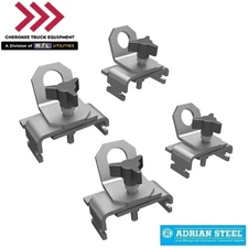 Adrian Steel TDK4, 4-Pack Tie Down Kit, 3.7w x 3.1h x 3.2d