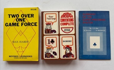 Bridge Conventions, Two Over One Game Force, Precision Bidding - Signed!