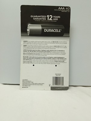 Duracell CopperTop AAA Alkaline Batteries - 40 Count