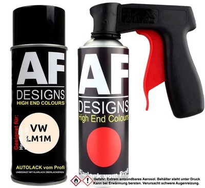 Spraydosen Griff Set für VW LM1M Albaster Basislack Klarlack Handgriff Pistoleng