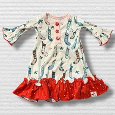 Sweethoney Doll Gown Christmas Stockings Tag Attached 