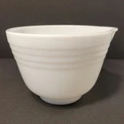 Hamilton Beach Pyrex Vintage Milk Glass 4 Cup Mixing Bowl W/Spout Glass USA