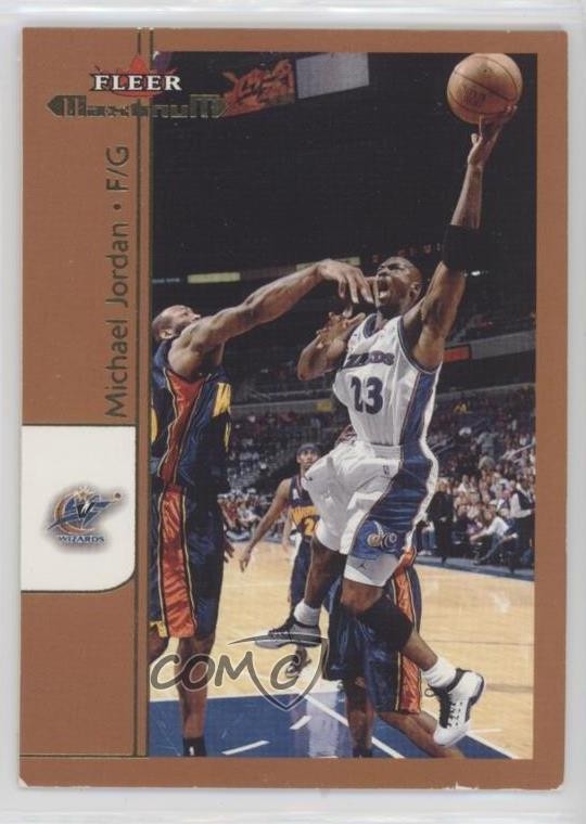 2001-02 Fleer Maximum Michael Jordan #165 HOF 03rx