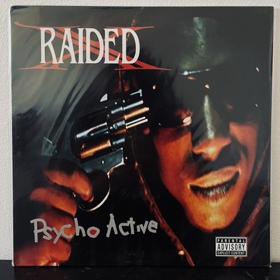 X-RAIDED PSYCHO ACTIVE Vinyl LP Black And White Splatter SIC Gangsta Horrorcore