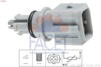 Facet Sensor, Ansauglufttemperatur 10.4012 FüR CitroËN Passend FüR Nissan