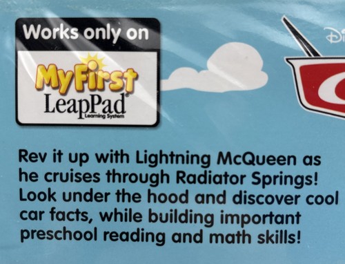 Leap Frog Disney Cars My First LeapPad Vorschule Lesen Mathekassette + Buch - Bild 5 von 7