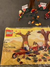 LEGO 40057 Fall Scene w/ Bag & Instructions COMPLETE - 2013 Retired