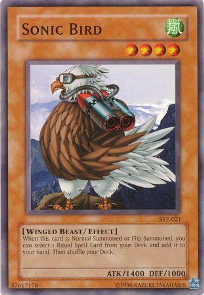 YuGiOh Sonic Bird Unlimited [SYE - SYE-021 DM Common / Short Print