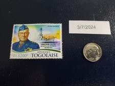 Holland Smith General USS New York Battleship 2015 Republique Togolaise Stamp