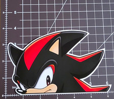 Sonic The Hedgehog Shadow Peeker Sticker 6"