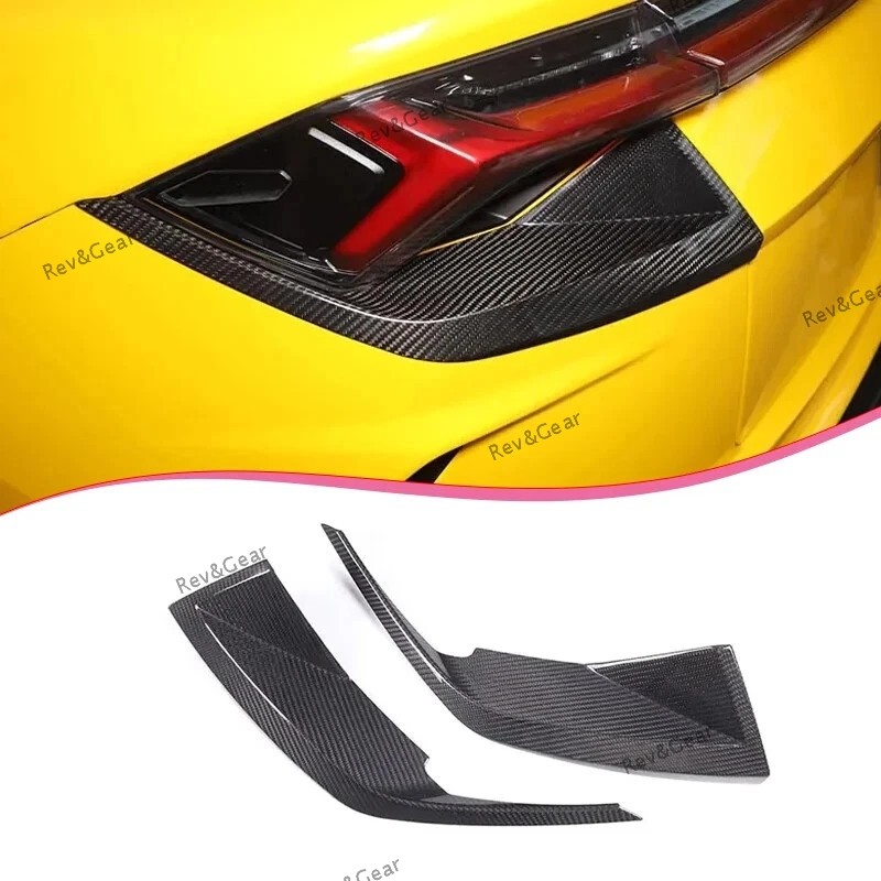 Real Carbon Fiber Real Tail Light Lower Cover Trim For Lamborghni URUS 2018-2025