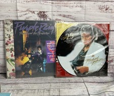 Purple Rain Prince Thriller Michael Jackson Lot of 2 Vinyl Records